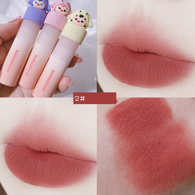 Women's Cute Velvet Matte Lip Glaze - Non-Stick Formula