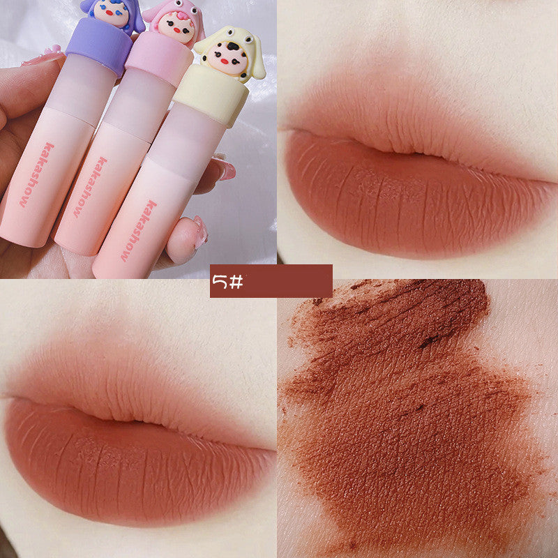 Women's Cute Velvet Matte Lip Glaze - Non-Stick Formula