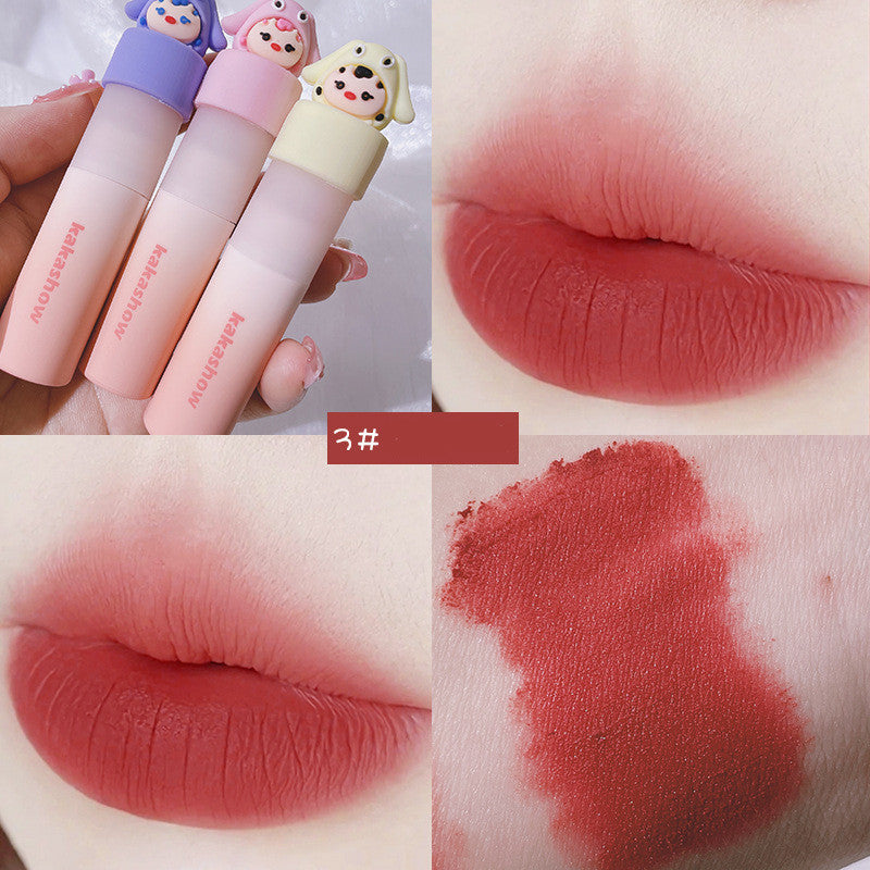 Women's Cute Velvet Matte Lip Glaze - Non-Stick Formula