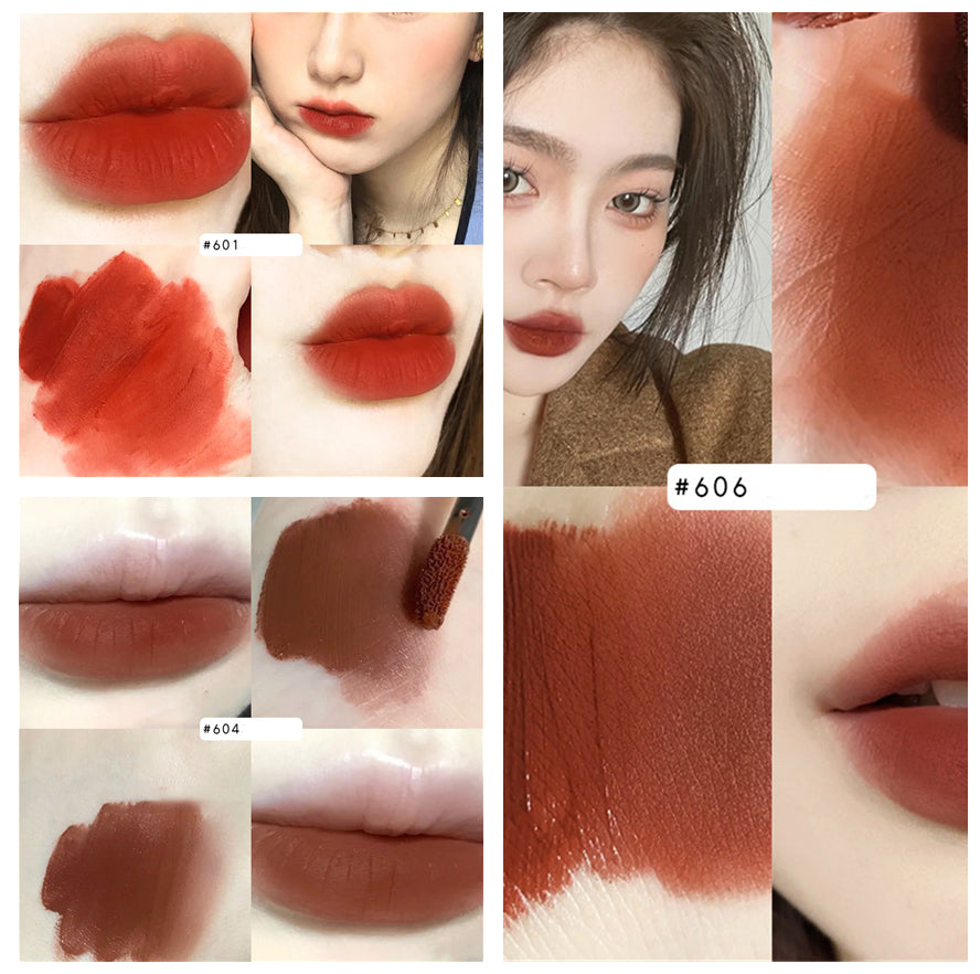 Frosted Transparent Velvet Matte Lip Glaze
