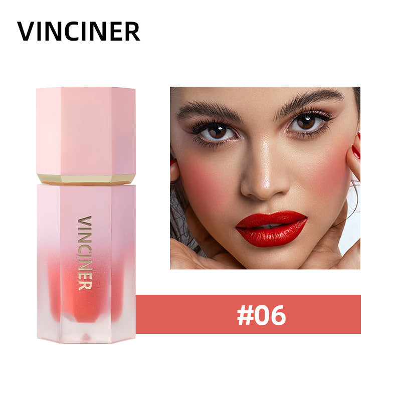 8-Color Liquid Blush - Long-Lasting Matte Finish