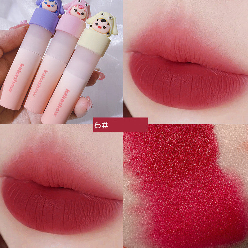 Women's Cute Velvet Matte Lip Glaze - Non-Stick Formula