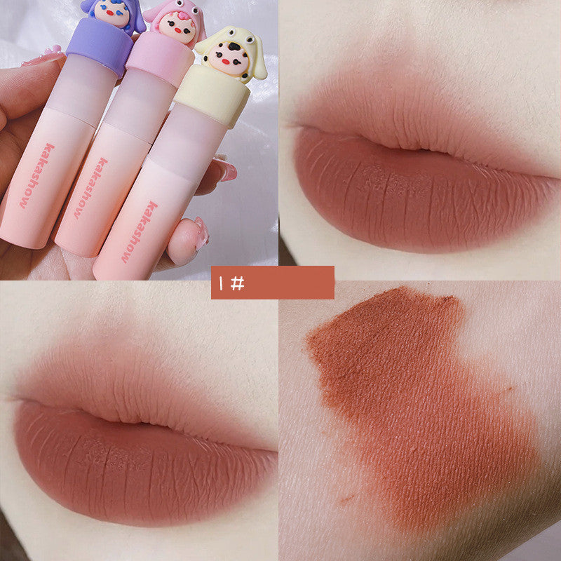 Women's Cute Velvet Matte Lip Glaze - Non-Stick Formula