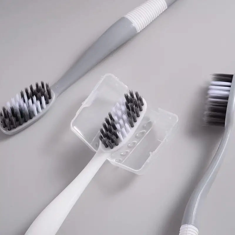 8pcs Extra Soft Toothbrush Set with Tongue Scraper