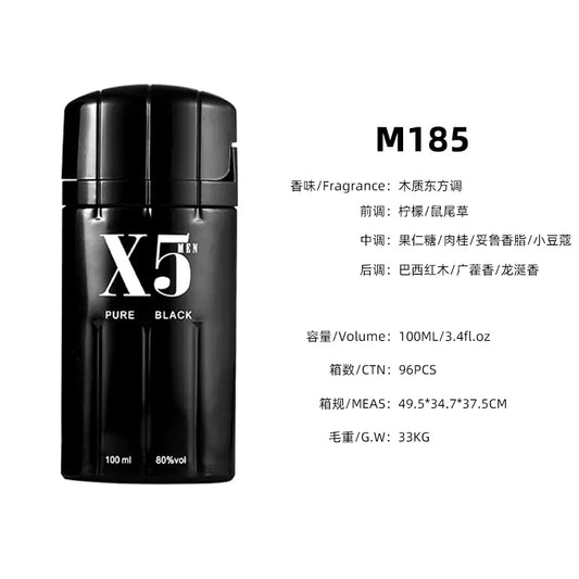 Men's Cologne with Woody Notes for Southeast Asia Export