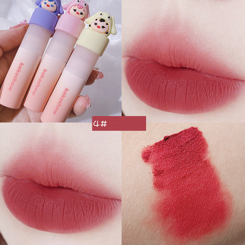 Women's Cute Velvet Matte Lip Glaze - Non-Stick Formula