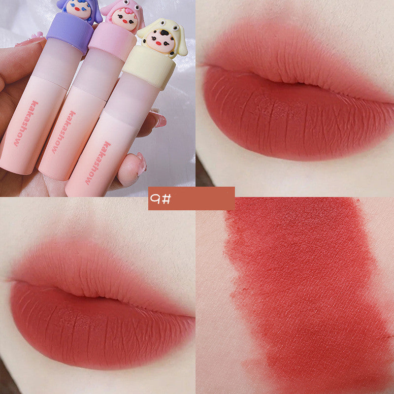 Women's Cute Velvet Matte Lip Glaze - Non-Stick Formula