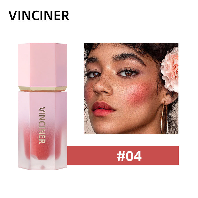 8-Color Liquid Blush - Long-Lasting Matte Finish