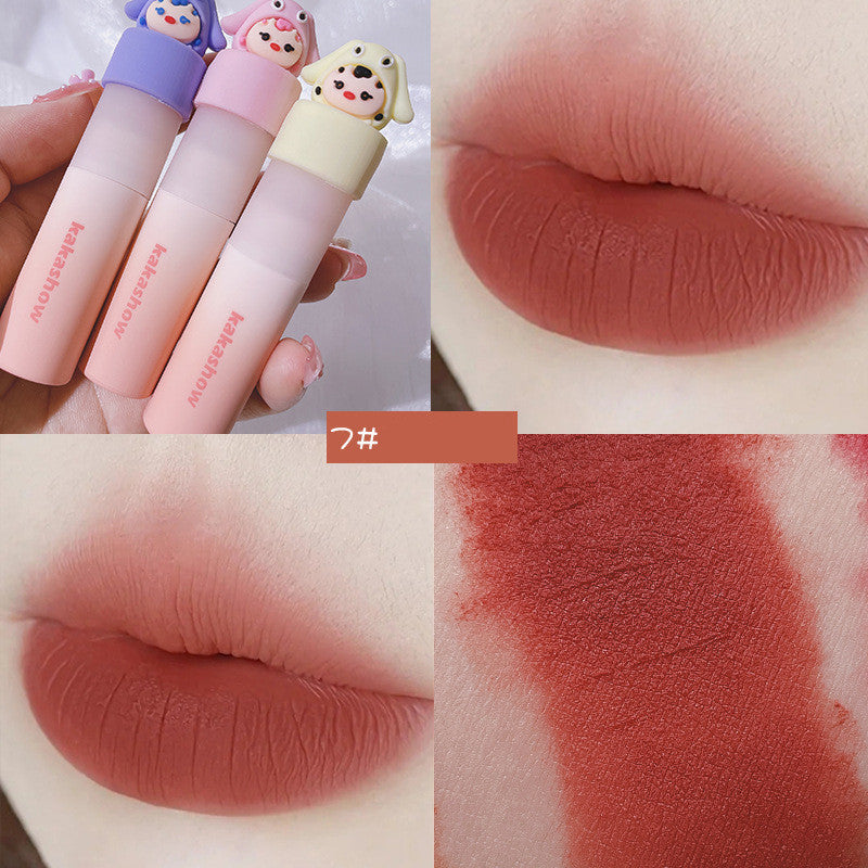Women's Cute Velvet Matte Lip Glaze - Non-Stick Formula
