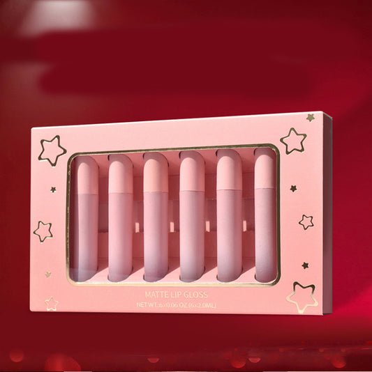 Non-Stick Matte Velvet Lip Gloss Set